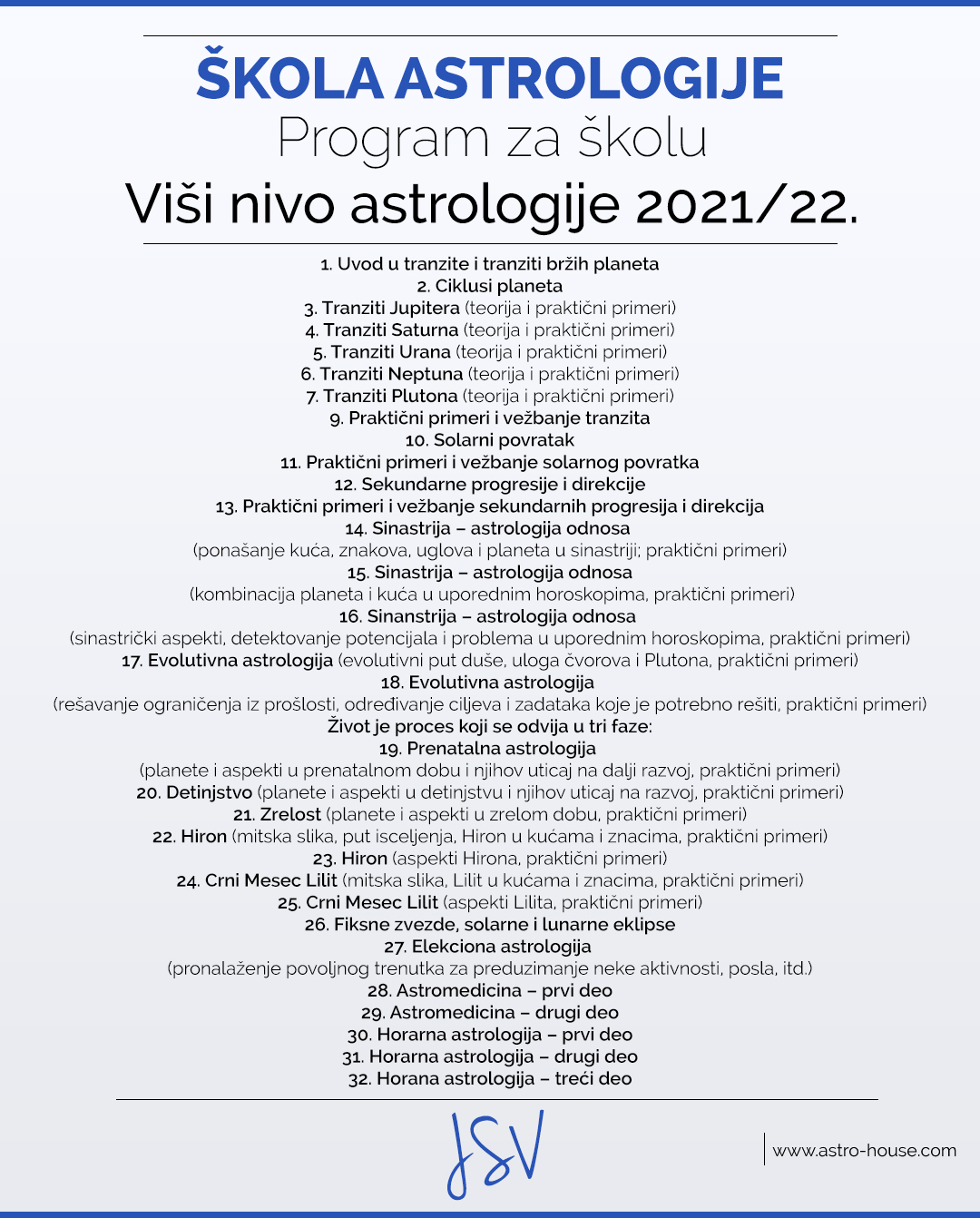 Škola Astrologije